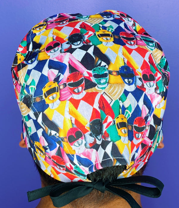 Power Rangers Character Unisex Geek Scrub Cap