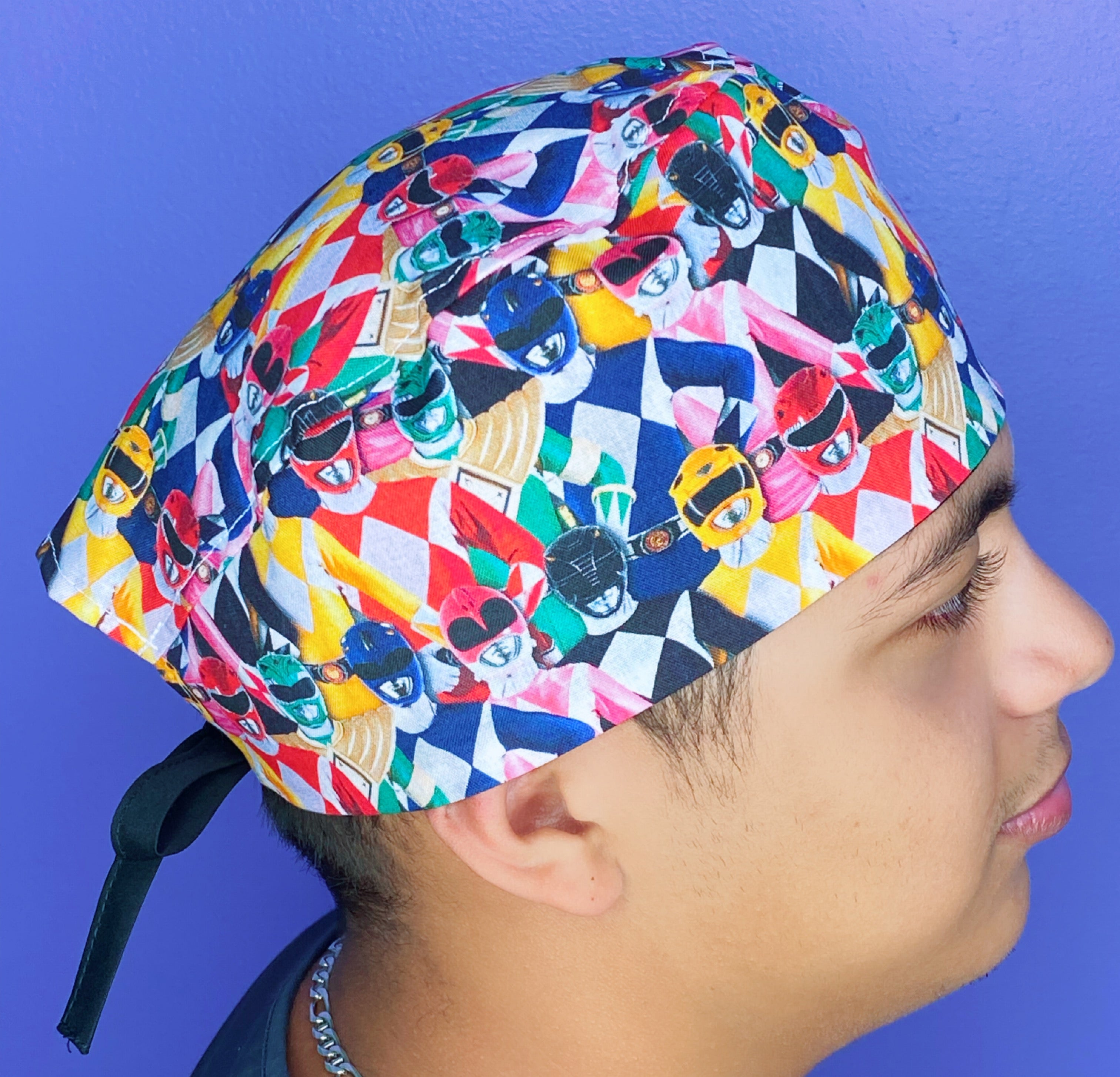 Power Rangers Character Unisex Geek Scrub Cap