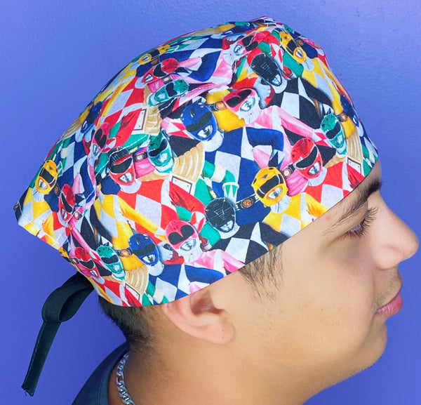Power Rangers Character Unisex Geek Scrub Cap