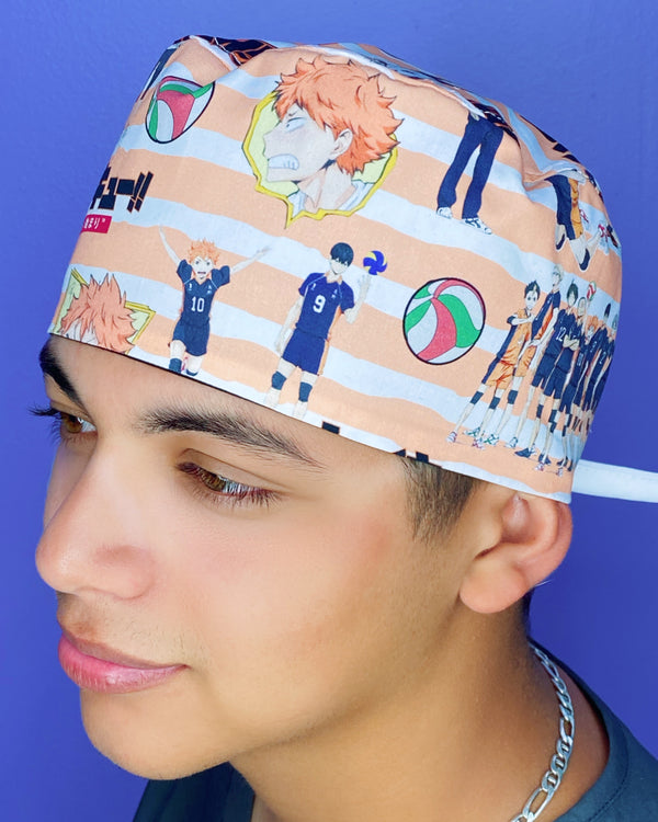 Haikyu!! Famous Anime TV Show Series Unisex Geek Scrub Cap