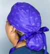 Masquerade Masks on Purple Mardi Gras Ponytail