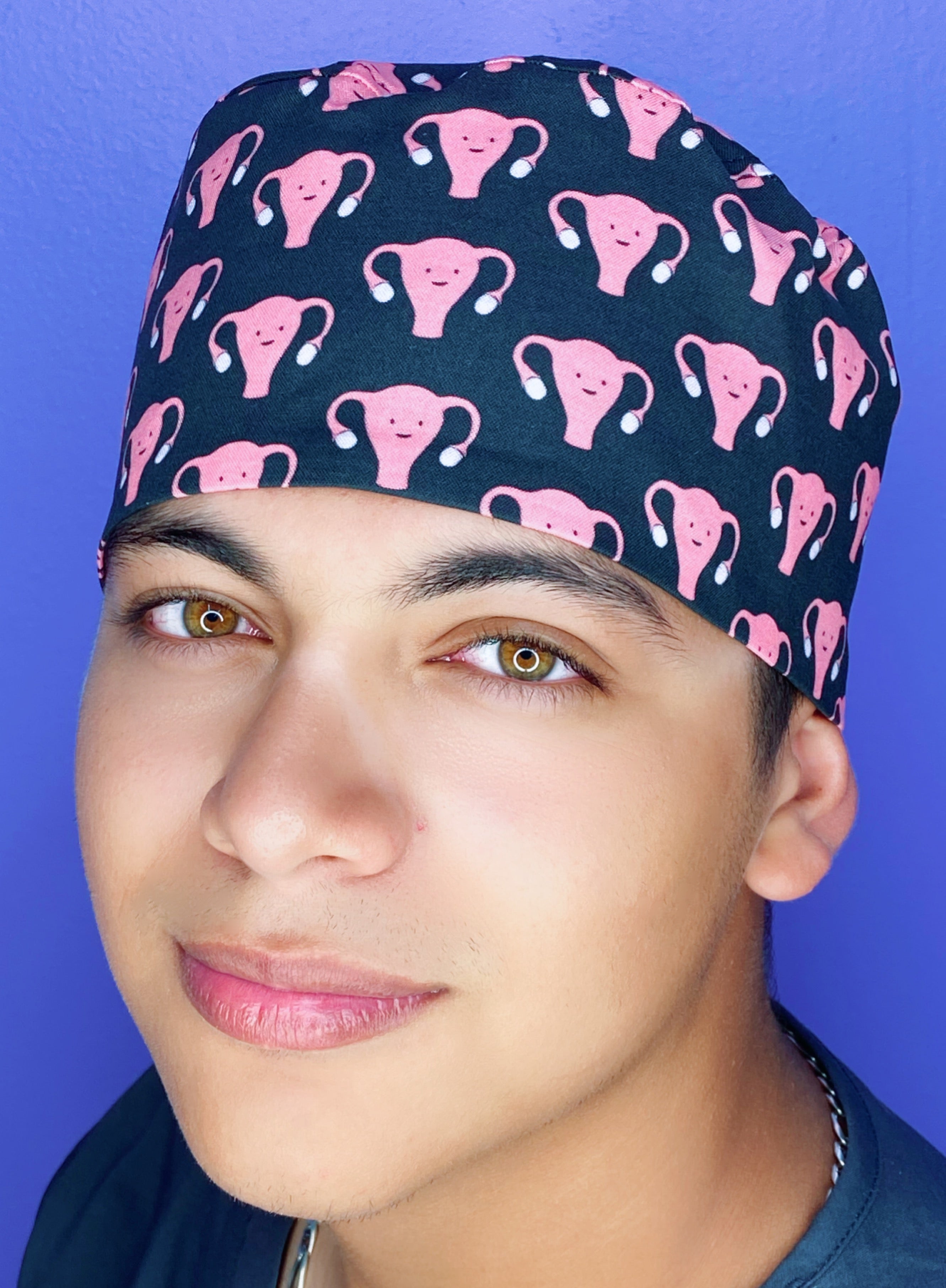 Funny Uterus Medical Awareness Unisex Awareness Scrub Cap