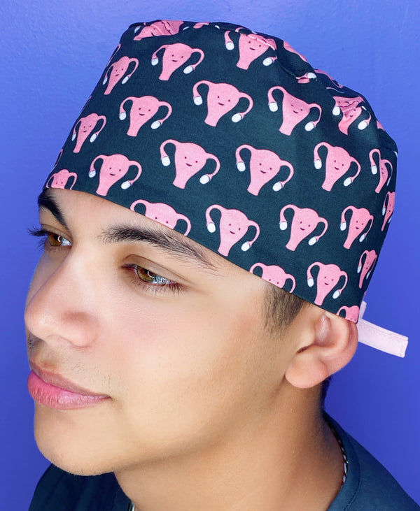 Funny Uterus Medical Awareness Unisex Awareness Scrub Cap