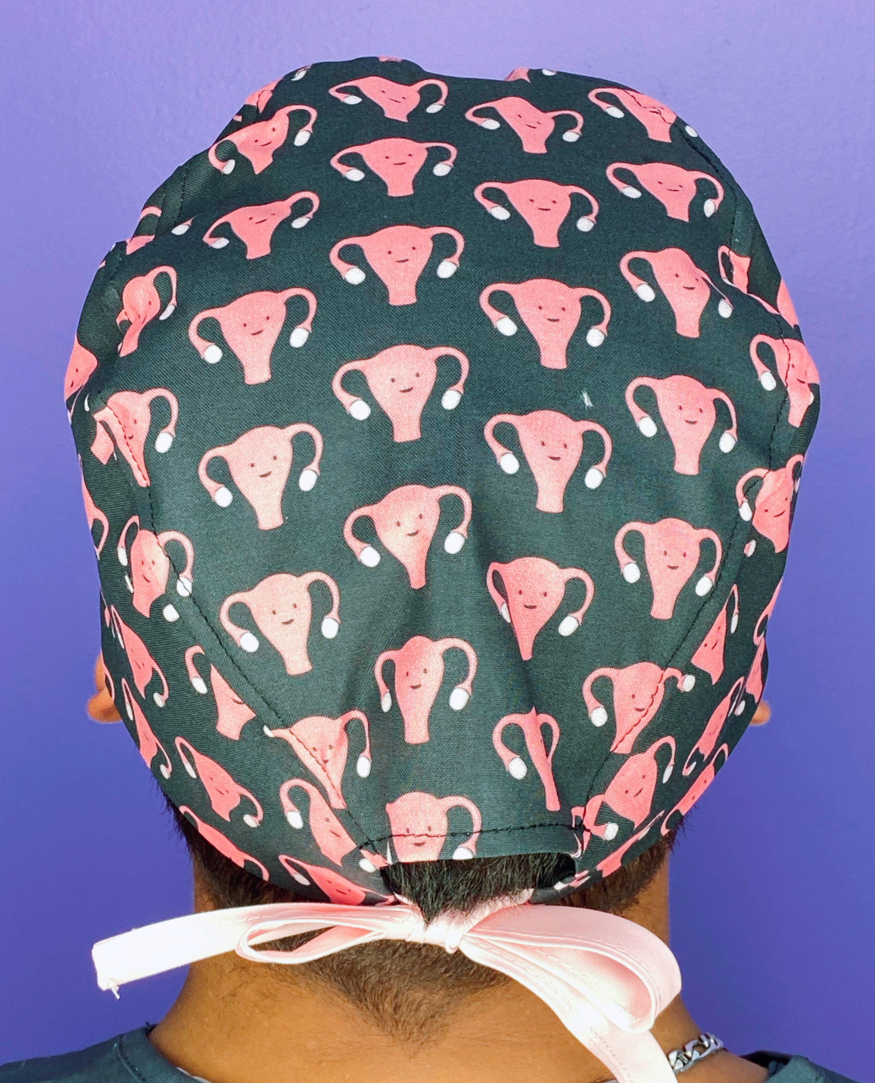 Funny Uterus Medical Awareness Unisex Awareness Scrub Cap