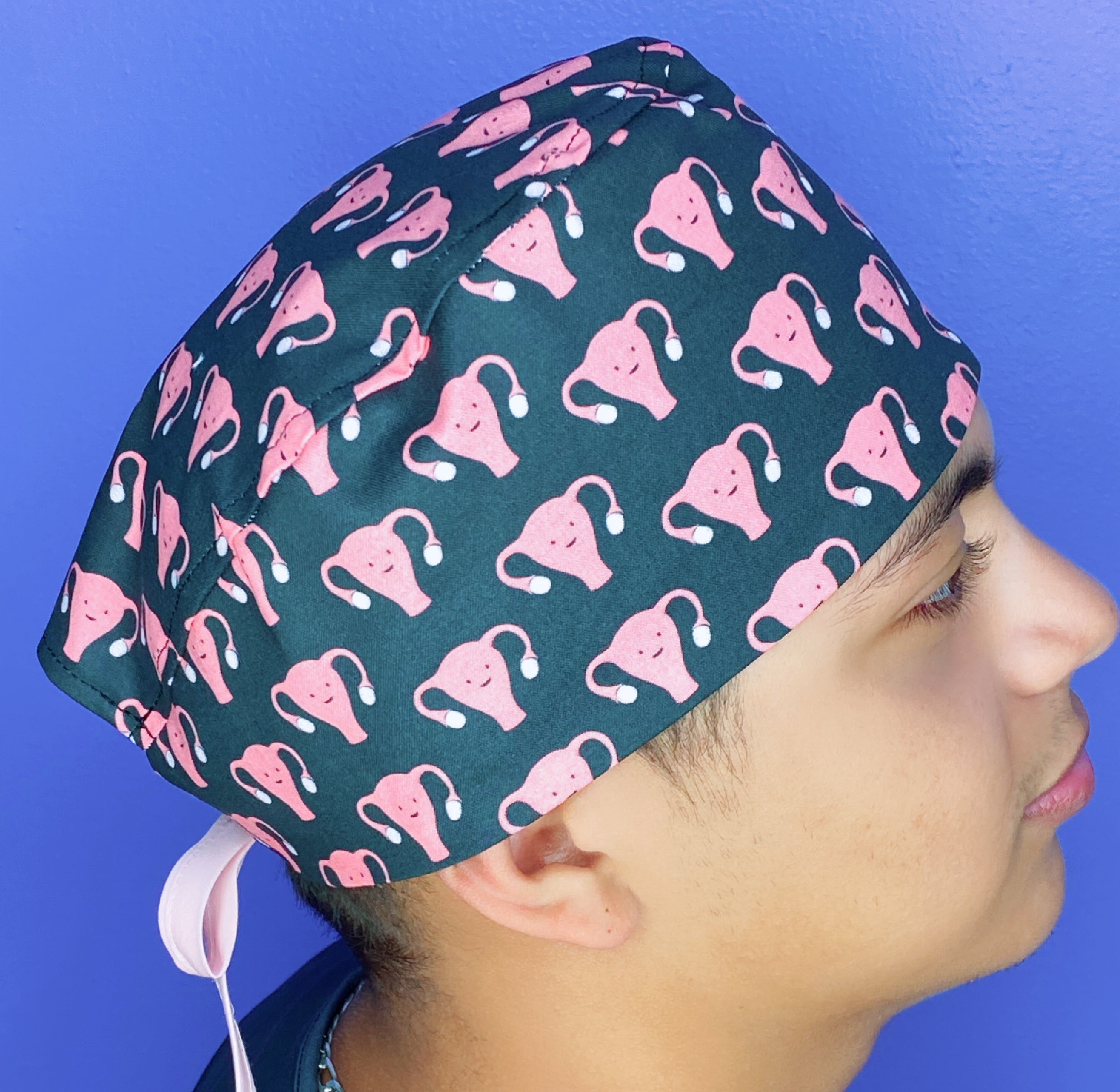 Funny Uterus Medical Awareness Unisex Awareness Scrub Cap