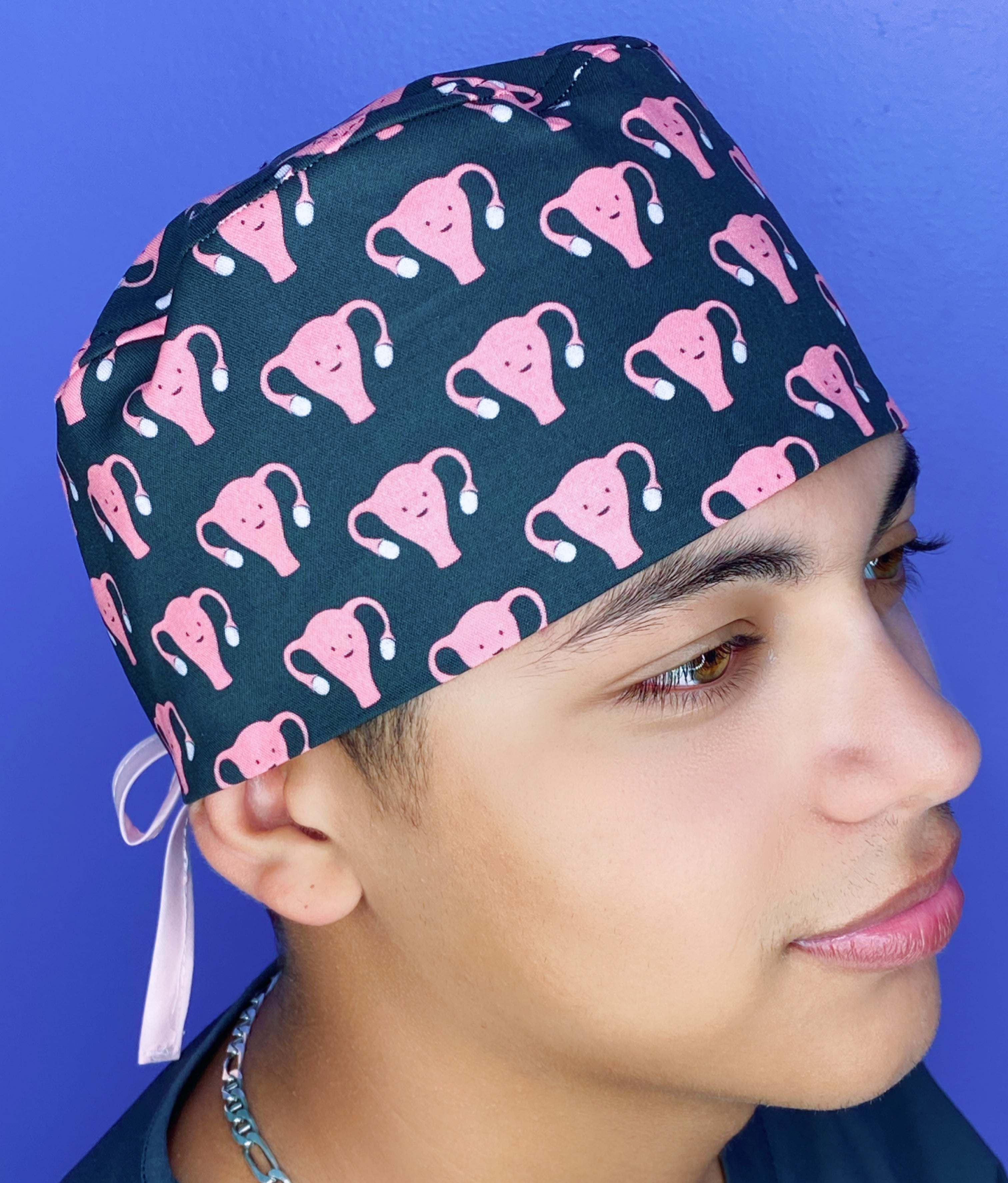 Funny Uterus Medical Awareness Unisex Awareness Scrub Cap