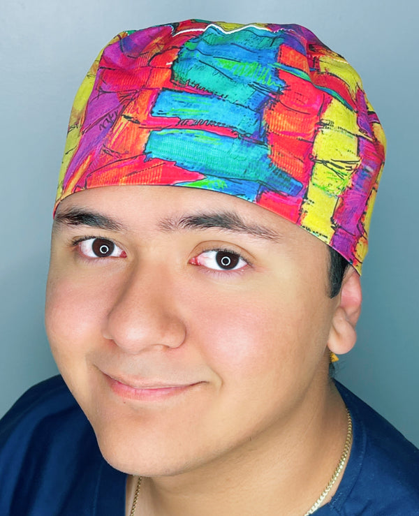 Fun Colorful Piñata Unisex Food Scrub Cap