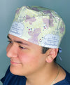 Life Doesn't Come with Instructions it Comes with a Grandmother Design Unisex Cute Scrub Cap