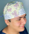 Life Doesn't Come with Instructions it Comes with a Grandmother Design Unisex Cute Scrub Cap