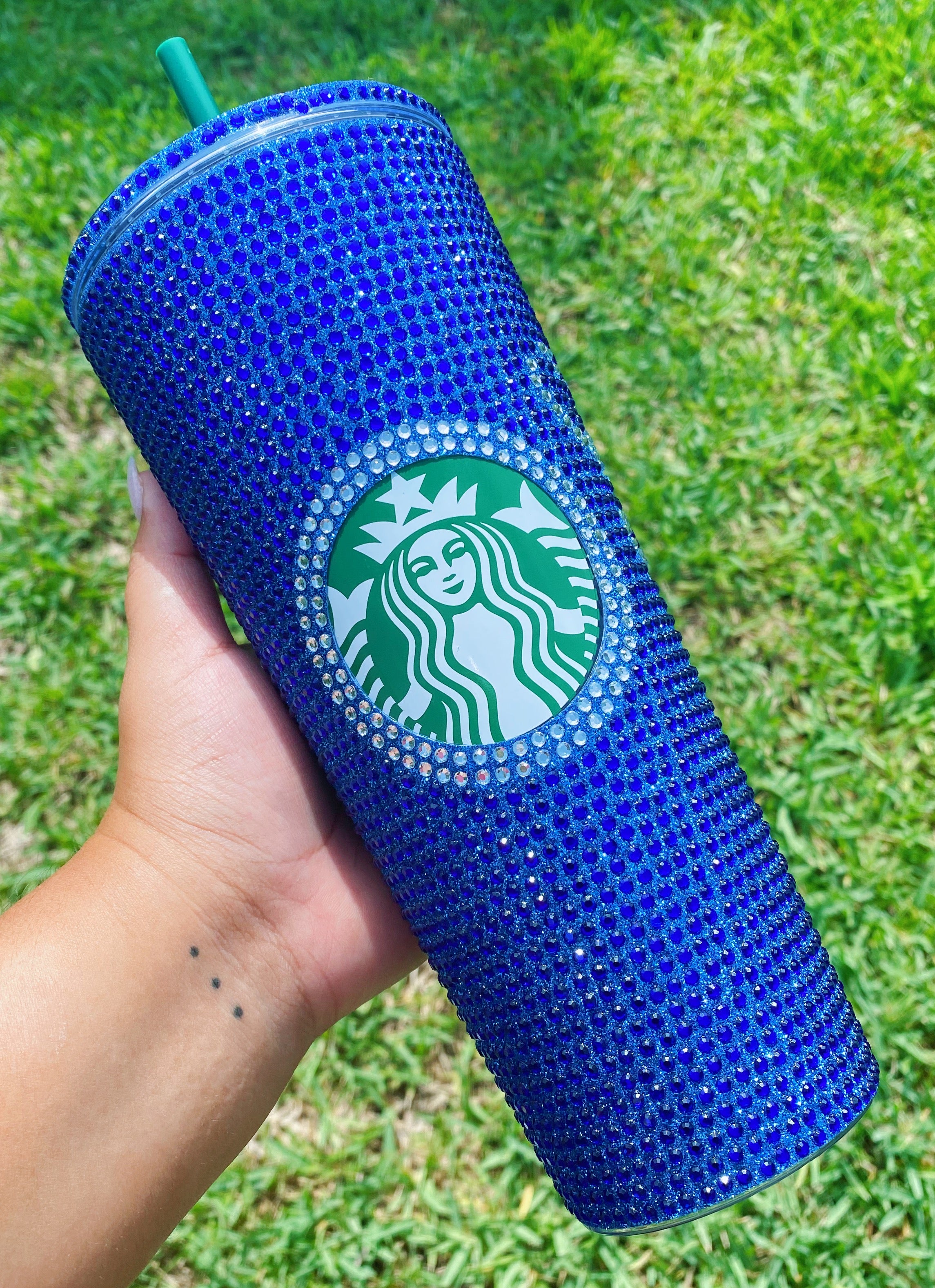 Nurse Glitter Rhinestone 24oz Starbucks Acrylic Tumbler