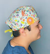 Monkeys and Fruits Unisex Animal Scrub Cap