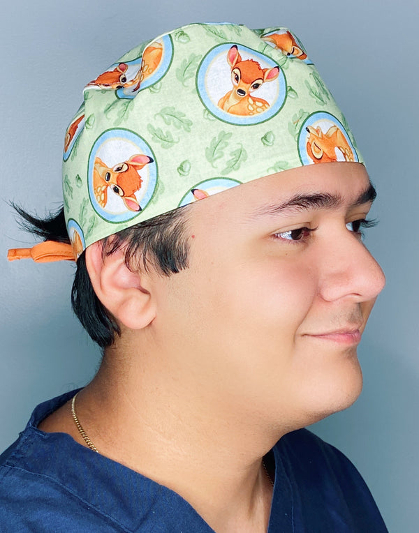 Bambi Famous Movie Character Unisex Geek Scrub Cap