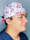 Famous Girly Mouse Cute Hearts Unisex Geek Scrub Cap