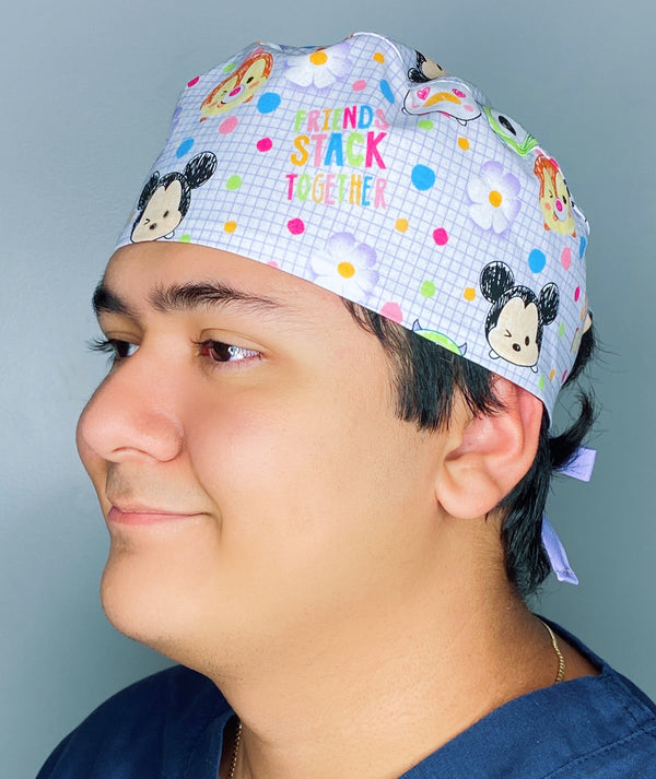 Famous Children's Movie Characters Unisex Geek Scrub Cap