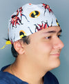 Super Hero Family Famous Movie Character Unisex Geek Scrub Cap