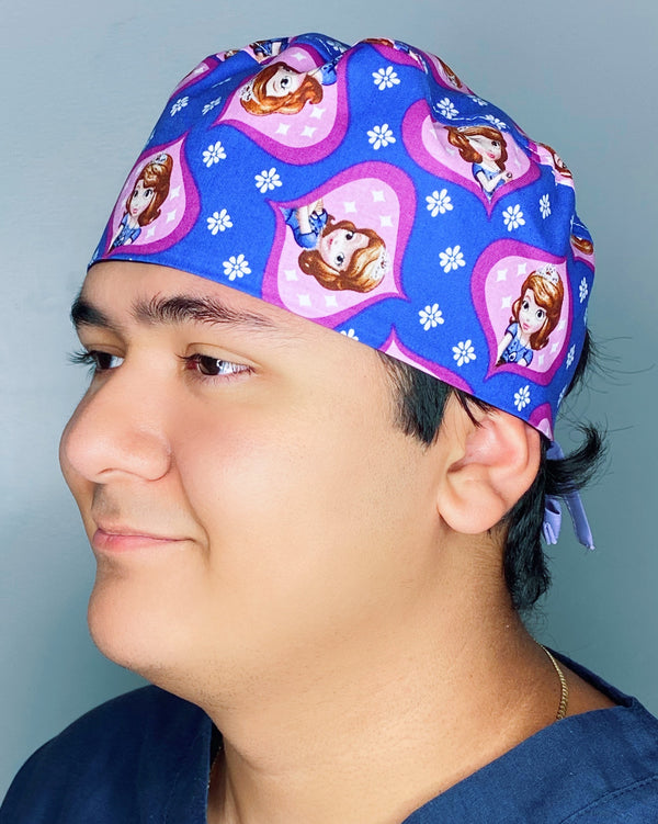 Sofia the First Famous Movie Character Unisex Geek Scrub Cap