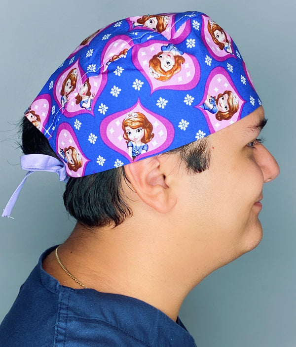 Sofia the First Famous Movie Character Unisex Geek Scrub Cap
