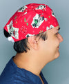 Famous Mouse Christmas/Winter themed Unisex Holiday Scrub Cap