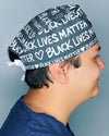 Black Lives Matter BLM Awareness Unisex Awareness Scrub Cap