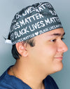 Black Lives Matter BLM Awareness Unisex Awareness Scrub Cap