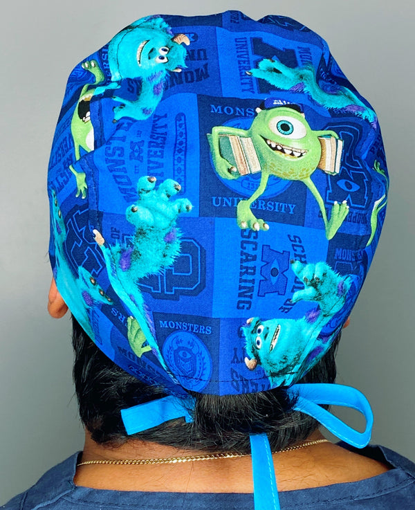 Monsters Famous Movie Character Unisex Geek Scrub Cap