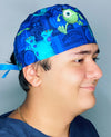 Monsters Famous Movie Character Unisex Geek Scrub Cap