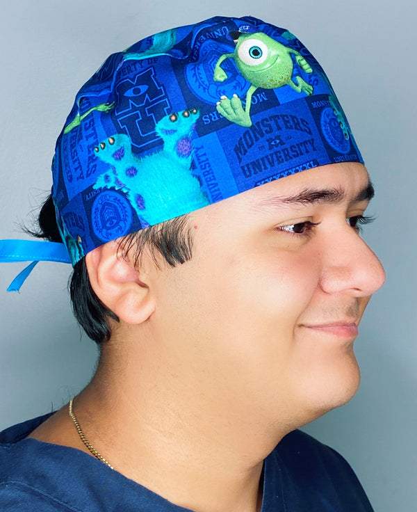 Monsters Famous Movie Character Unisex Geek Scrub Cap