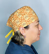 Extra Dotty Monkey Polka Dot Unisex Animal Scrub Cap