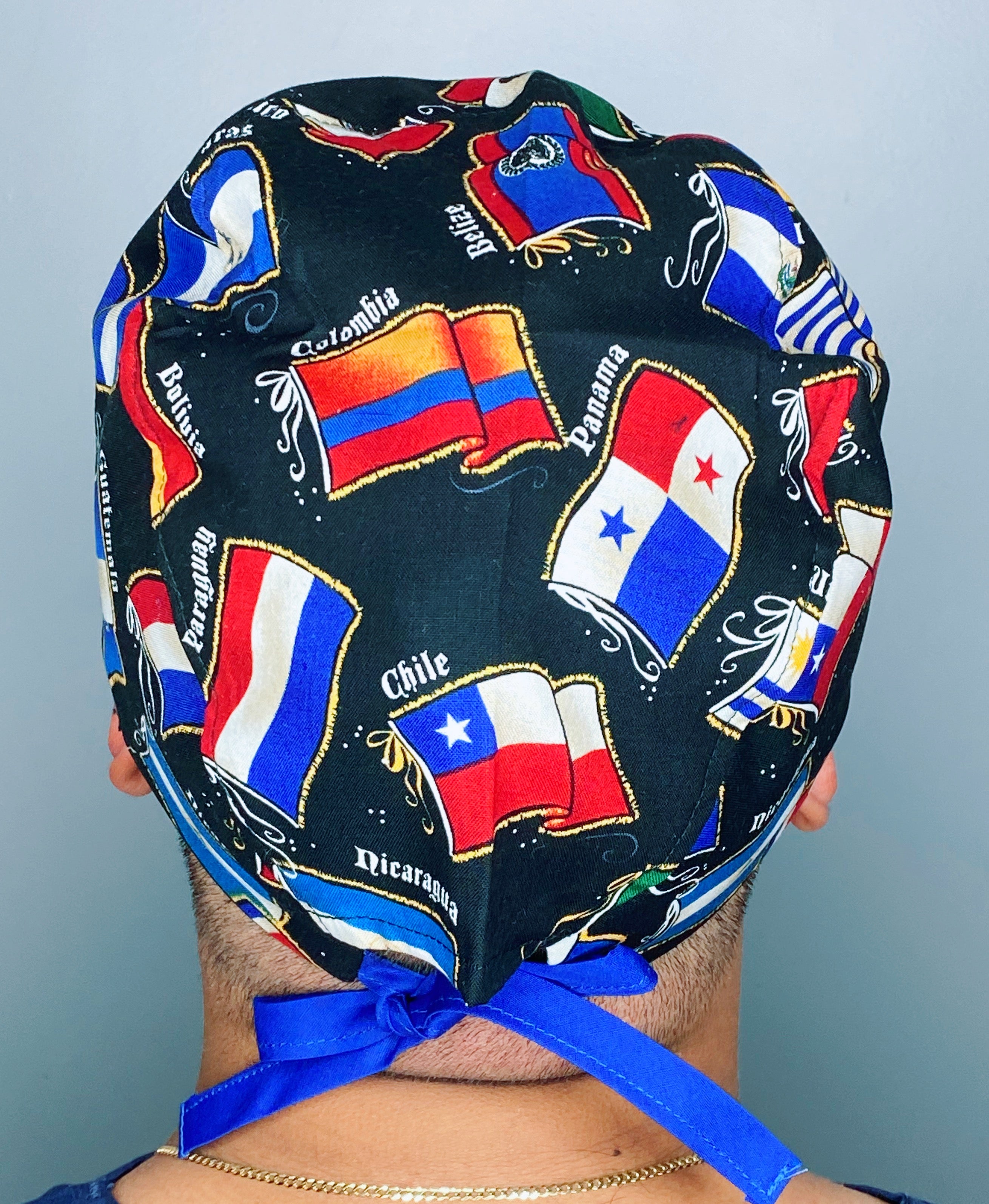 Latin American Countries Flags Unisex Sport Scrub Cap
