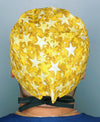 Gold Stars All Over Unisex Fancy Scrub Cap