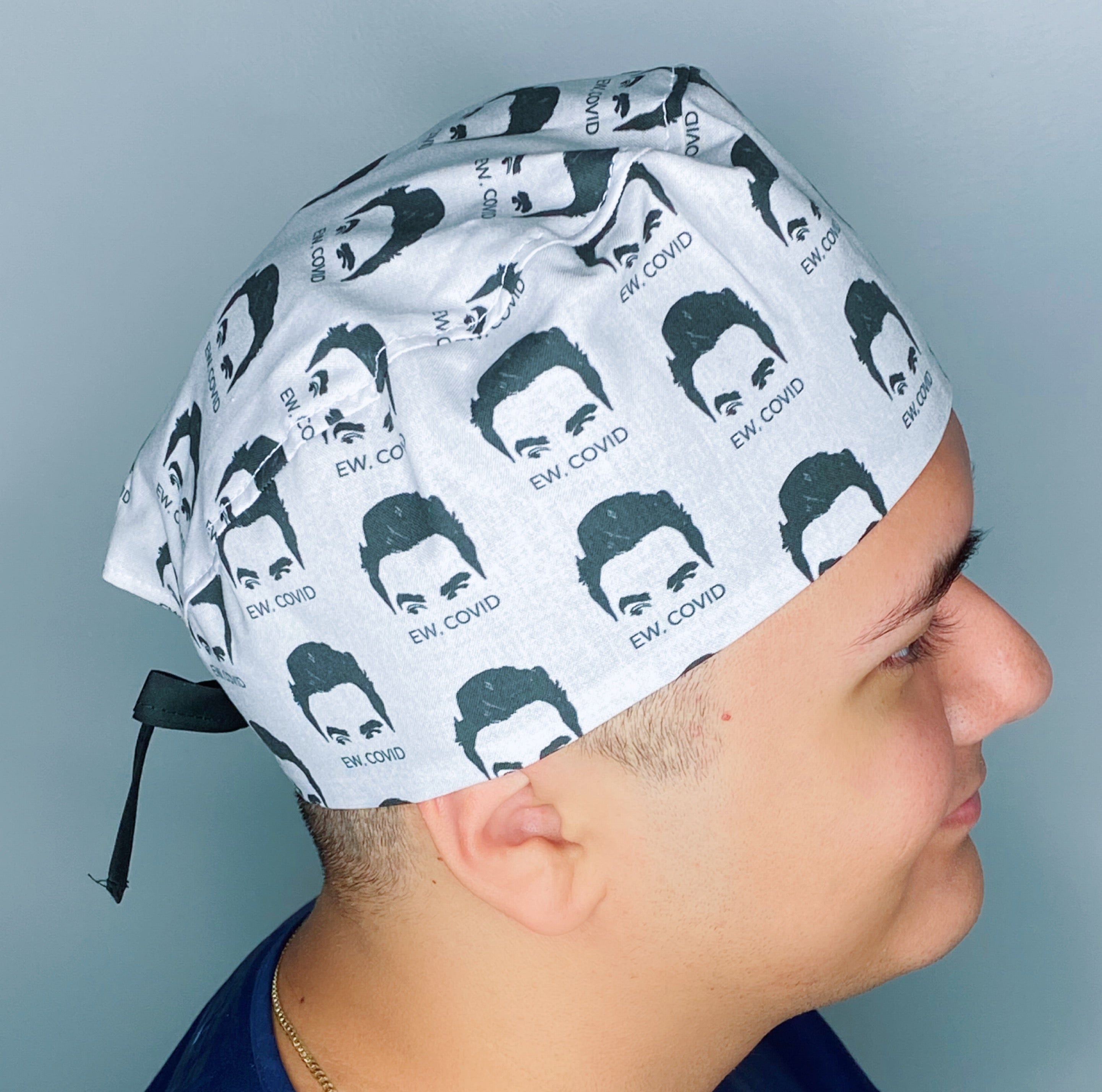 Ew. Covid Schitts Creek Famous TV Shows Unisex Geek Scrub Cap