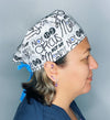 Not My Circus Monkeys Unisex Animal Scrub Cap