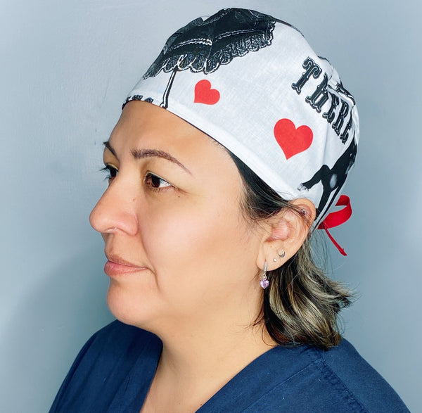 Hang In There Monkeys Unisex Animal Scrub Cap