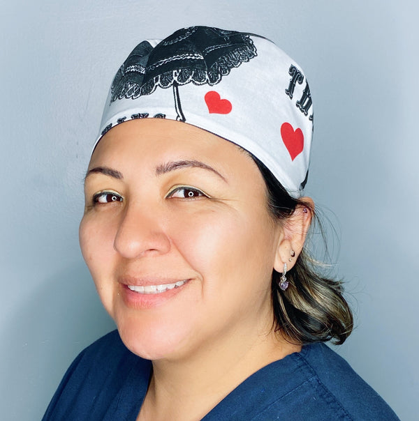 Hang In There Monkeys Unisex Animal Scrub Cap