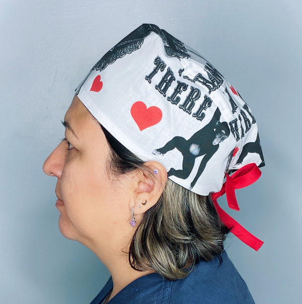 Hang In There Monkeys Unisex Animal Scrub Cap