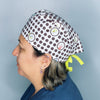 Colorful Baby Monkeys Hangin' Around Dots Unisex Animal Scrub Cap