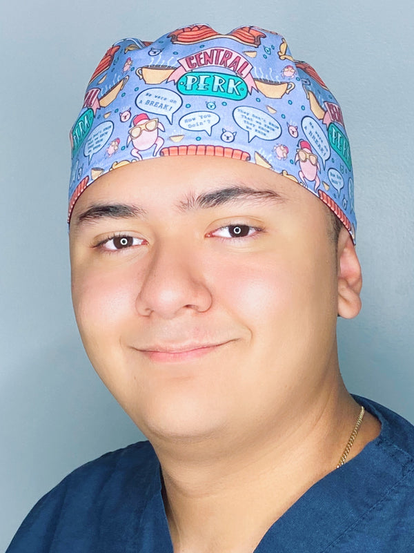 FRIENDS TV Series Famous Sayings Lavender Unisex Geek Scrub Cap