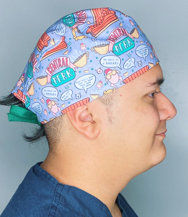 FRIENDS TV Series Famous Sayings Lavender Unisex Geek Scrub Cap
