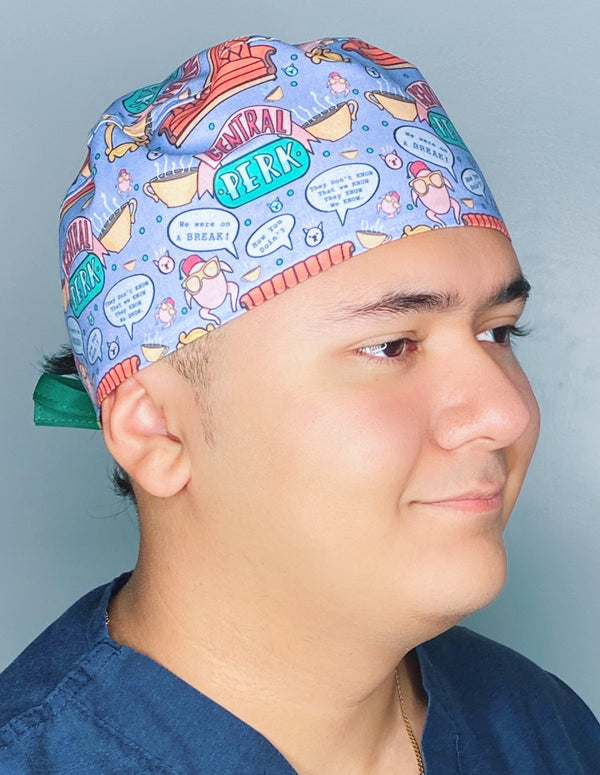 FRIENDS TV Series Famous Sayings Lavender Unisex Geek Scrub Cap