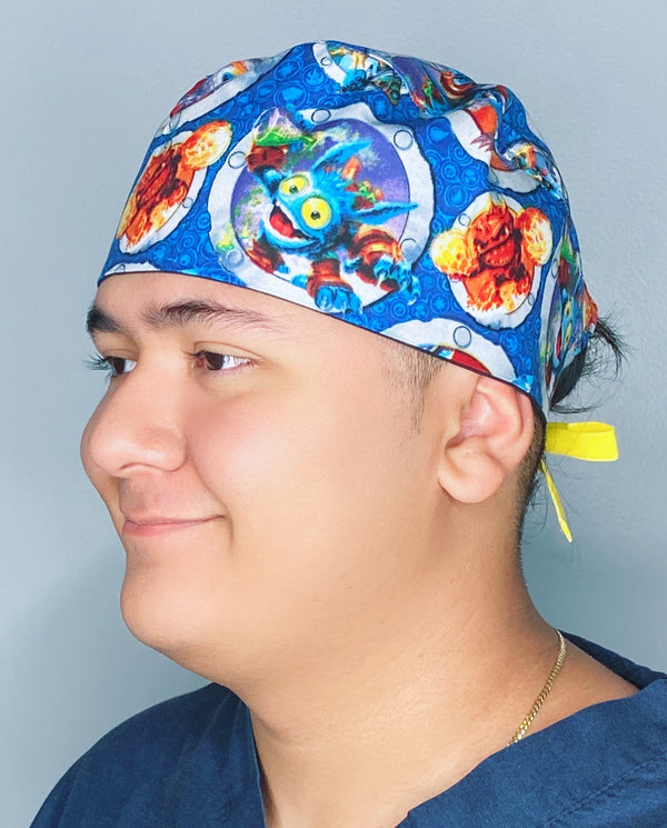 Popular Kid's Video Game Skylanders Unisex Geek Scrub Cap