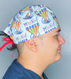 Mischief Maker Colorful Unisex Geek Scrub Cap