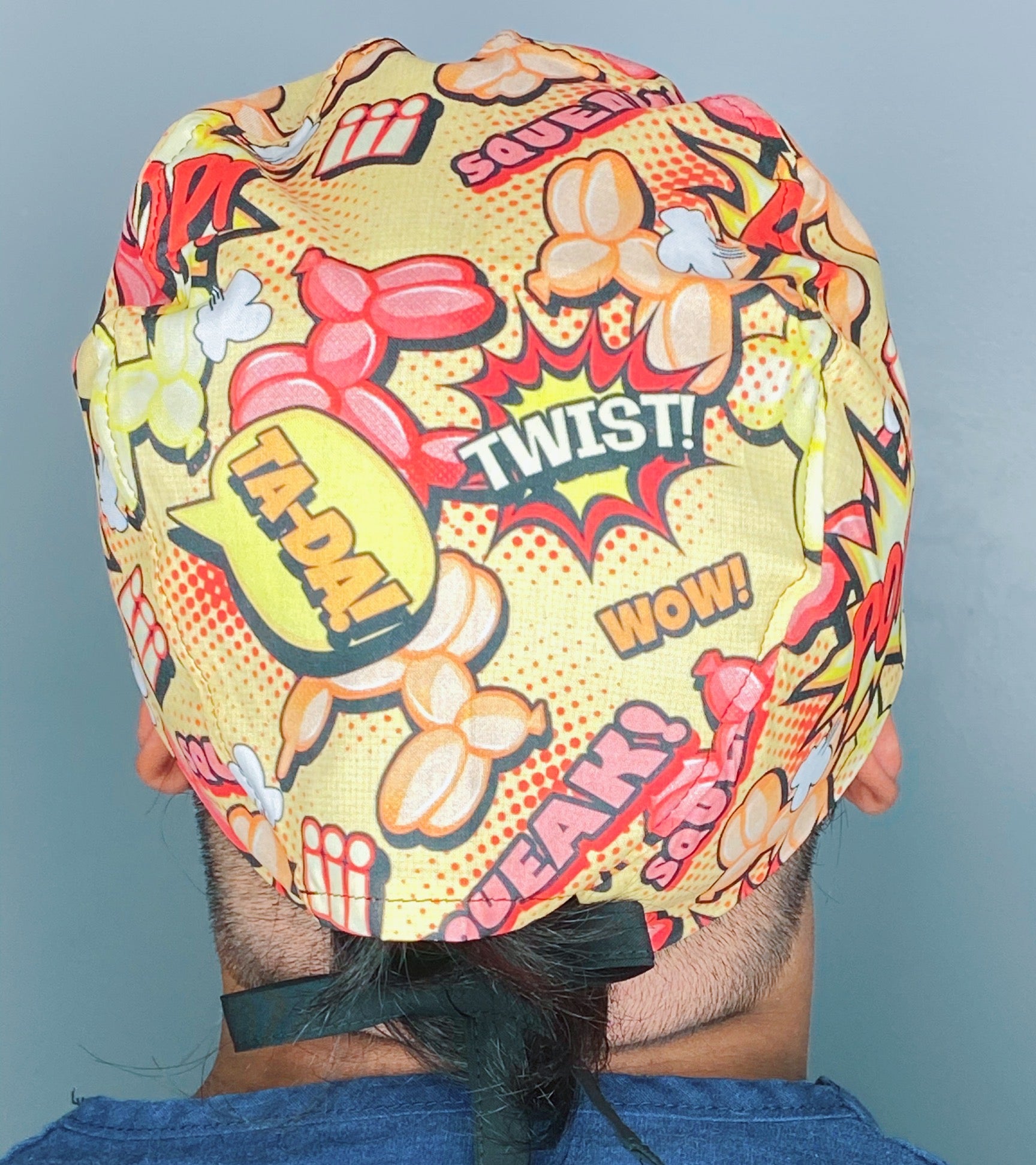 Squeakee The Dog Unisex Geek Scrub Cap