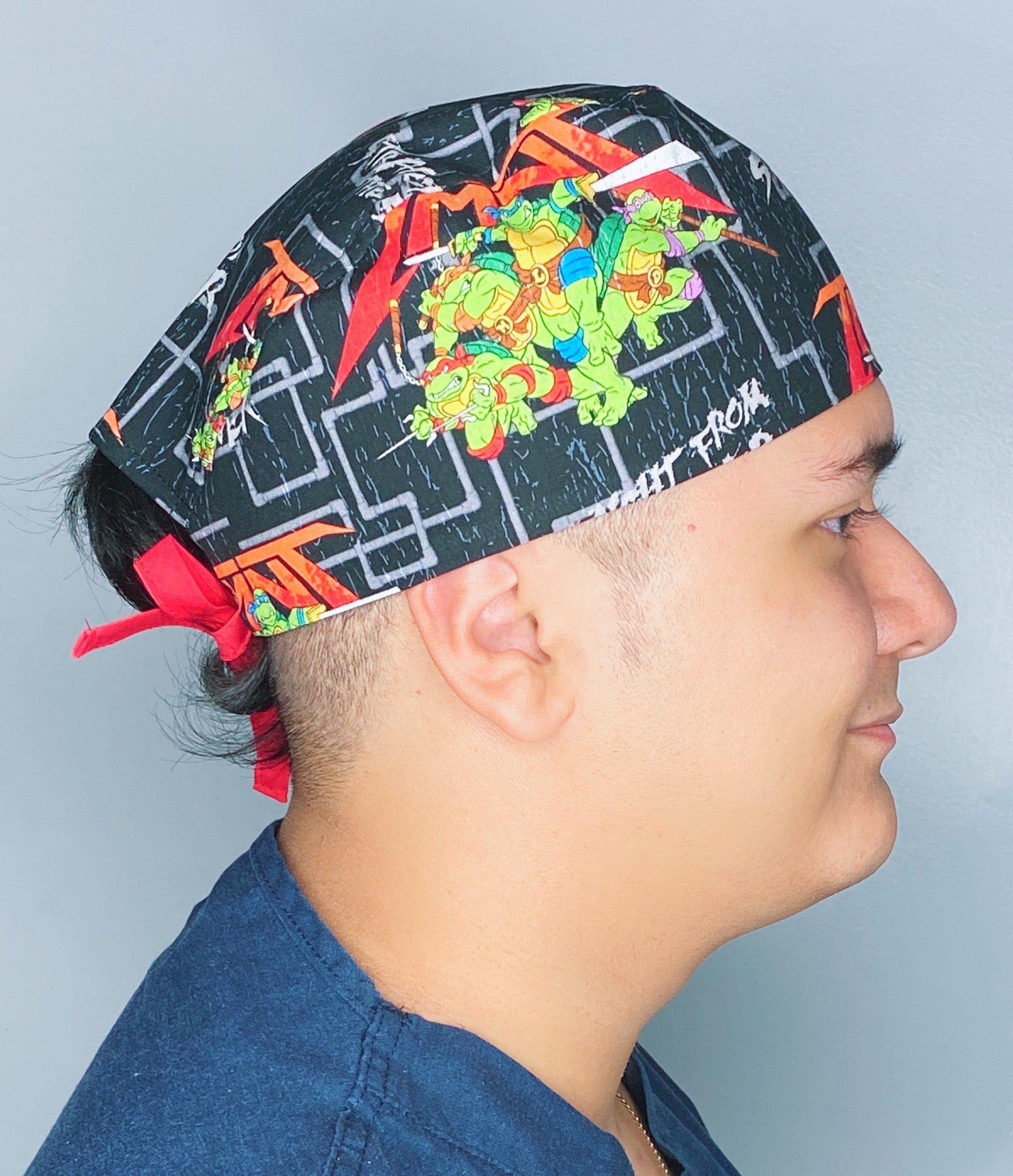 TMNT Famous TV Show Series Unisex Geek Scrub Cap