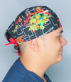 TMNT Famous TV Show Series Unisex Geek Scrub Cap