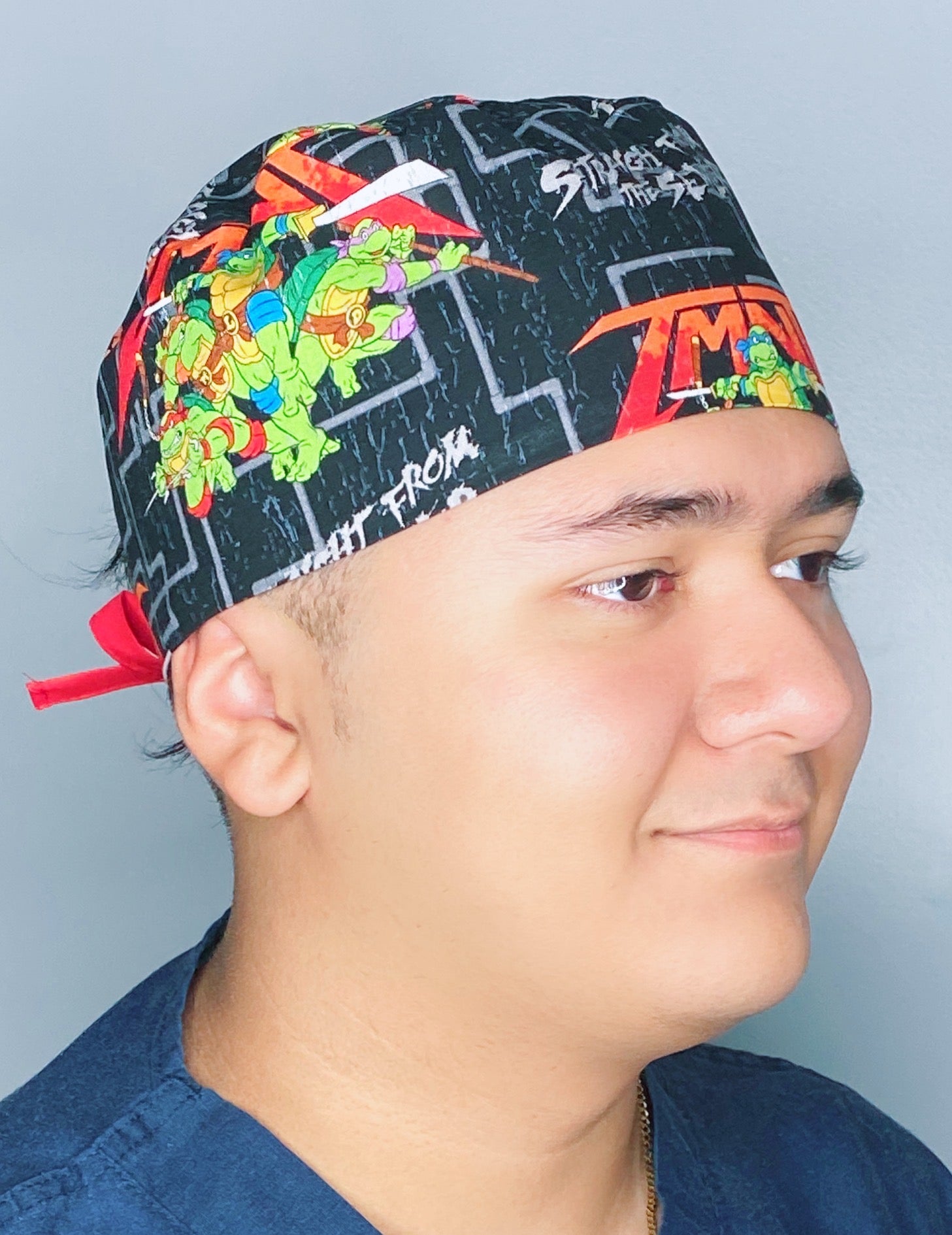 TMNT Famous TV Show Series Unisex Geek Scrub Cap