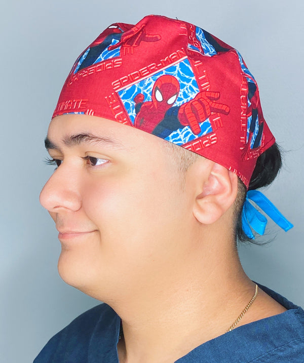 Spiderman Peter Parker Mightiest Heroes Unisex Geek Scrub Cap