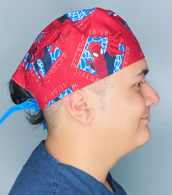 Spiderman Peter Parker Mightiest Heroes Unisex Geek Scrub Cap