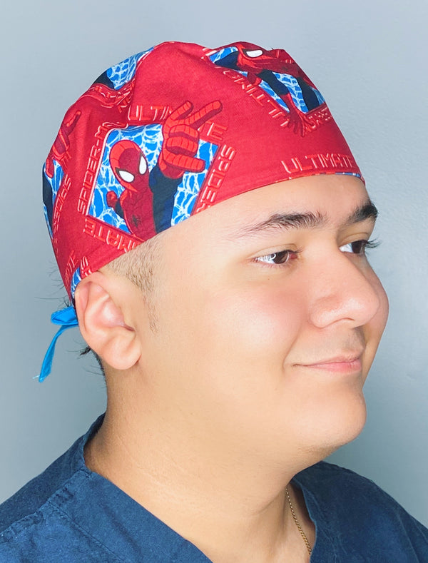 Spiderman Peter Parker Mightiest Heroes Unisex Geek Scrub Cap