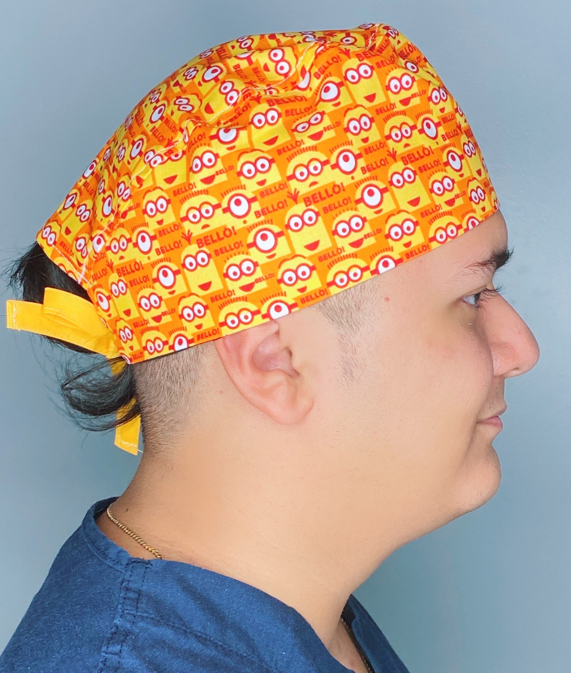 The Minions Famous Kid's Movie Unisex Geek Scrub Cap