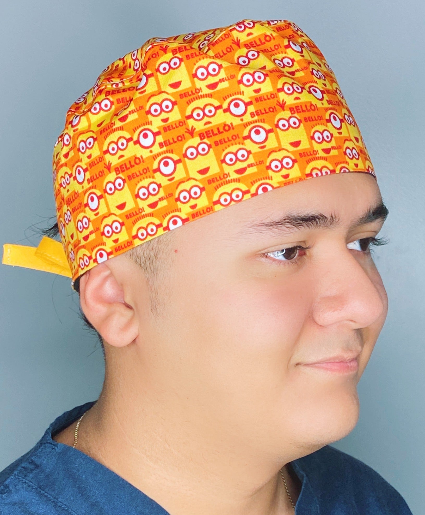 The Minions Famous Kid's Movie Unisex Geek Scrub Cap